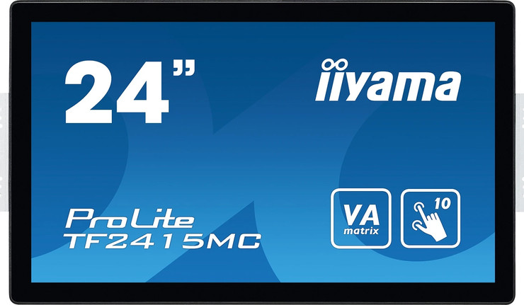 מסך מגע תעשייתי iiyama ProLite TF2415MC-B2 בגודל 23.8” בטכנולוגיית PCAP עם תמיכה במגע דרך זכוכית