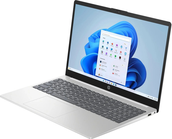מחשב נייד HP Laptop 15-fd0044nj (9W830EA) בצבע לבן יהלום