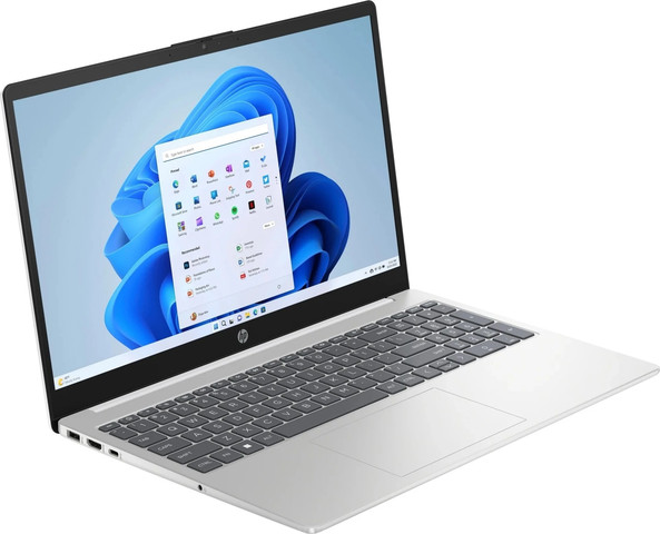 מחשב נייד HP Laptop 15-fd0044nj (9W830EA) בצבע לבן יהלום