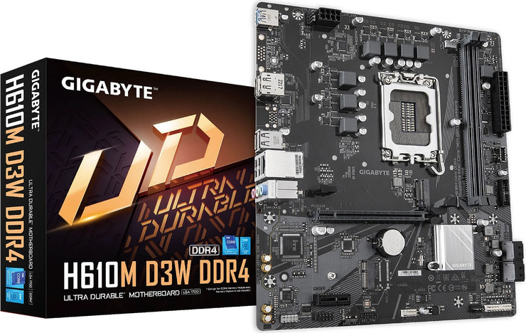 לוח אם Gigabyte H610M D3W DDR4