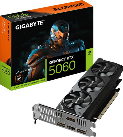כרטיס מסך Gigabyte RTX 5060 OC Low Profile 8G GV-N5060OC-8GL
