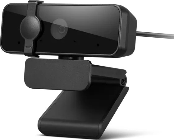 מצלמת אינטרנט Lenovo Essential FHD Webcam Gen 2 בצבע שחור
