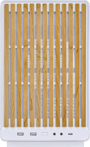 מארז מחשב Lian-Li A3 Wood and Glass Edition בצבע לבן