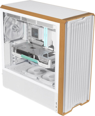 מארז מחשב Lancool 217 White בצבע לבן