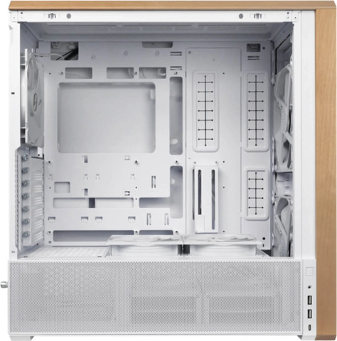 מארז מחשב Lancool 217 White בצבע לבן