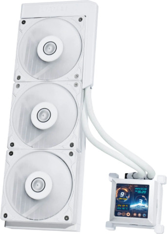 קירור נוזלי למעבד LIAN LI HydroShift LCD 360S בצבע לבן