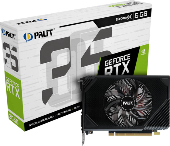 כרטיס מסך Palit GeForce RTX 3050 StormX 6GB דגם NE63050018JE-1072F
