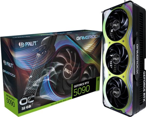 כרטיס מסך Palit GeForce RTX 5090 GameRock OC 32GB NE75090S19R5-GB2020G