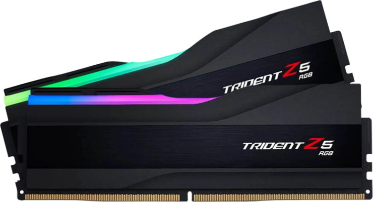 זיכרון G.Skill Trident Z5 RGB DDR5 32GB (2x16GB) 6400 CL30 בצבע שחור