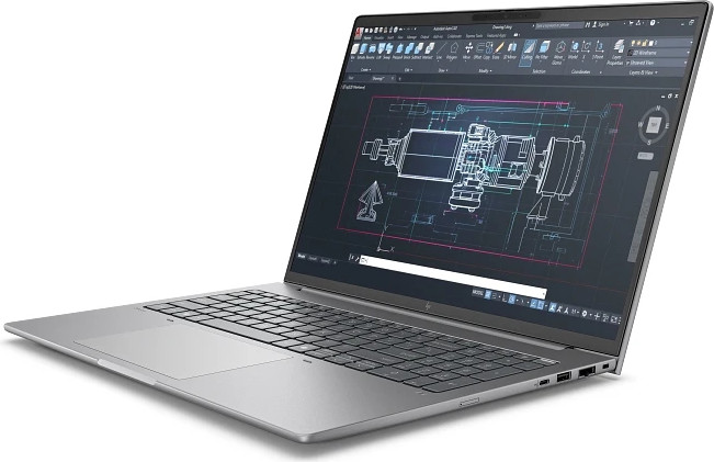 מחשב נייד HP ZBook 8 G1i 16 Ultra 7 255H A3ZV2ET בצבע כסף מטאורי
