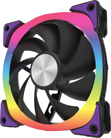 מאוורר Super Flower NEON ARGB 120mm צבע שחור 3xמאווררים