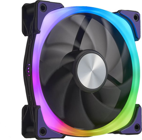 מאוורר Super Flower NEON ARGB 120mm צבע שחור 5xמאווררים