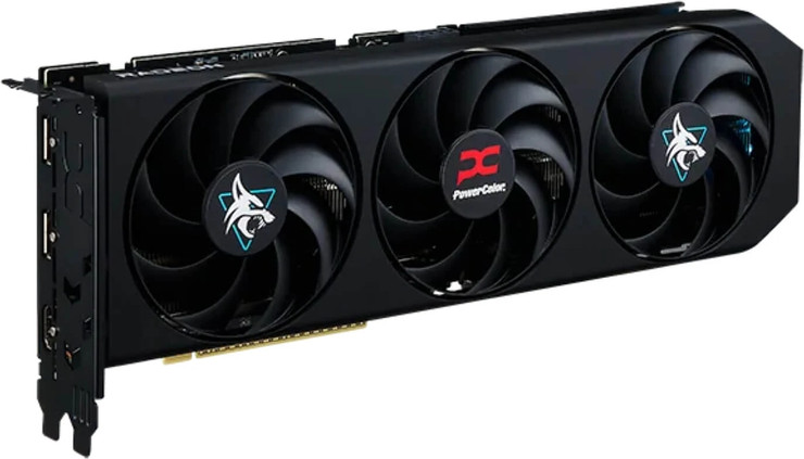 כרטיס מסך PowerColor Hellhound RX 9060 XT 16GB GDDR6 צבע כחול ארקטי