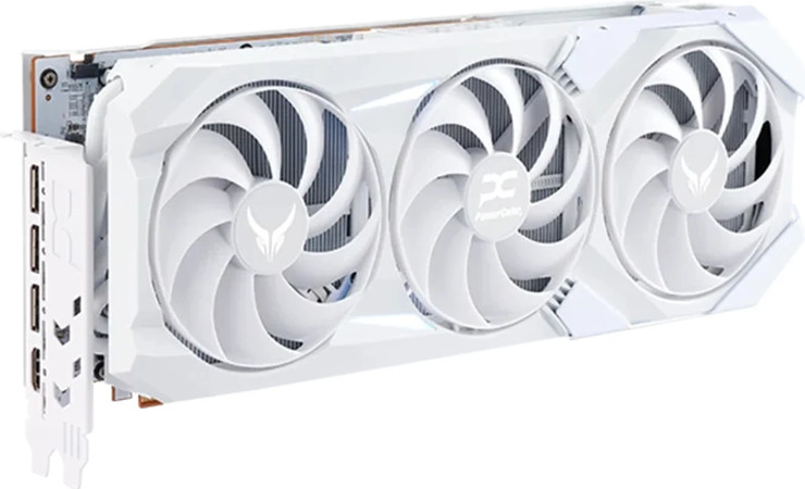 מארז - עכבר ALPHYN AM10 + כרטיס מסך PowerColor Red Devil Spectral White RX 9070 XT 16GB GDDR6 בצבע לבן