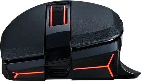 עכבר גיימינג אלחוטי PowerColor ALPHYN AM10 בצבע שחור