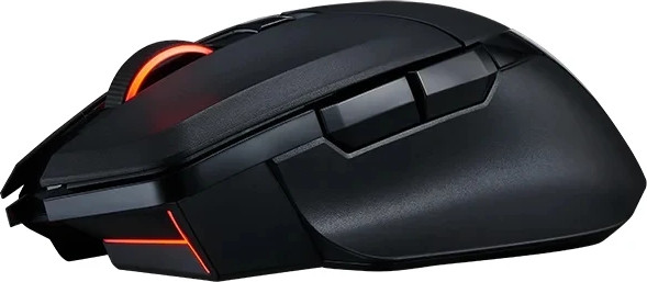 עכבר גיימינג אלחוטי PowerColor ALPHYN AM10 בצבע שחור