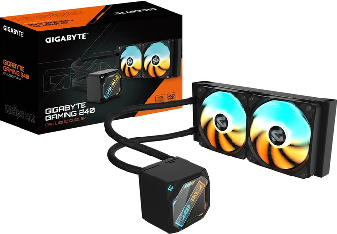 קירור נוזלי למעבד Gigabyte GAMING 240 בצבע שחור