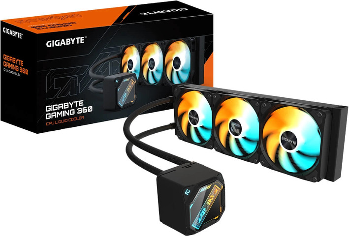 קירור נוזלי למעבד Gigabyte GAMING 360 בצבע שחור