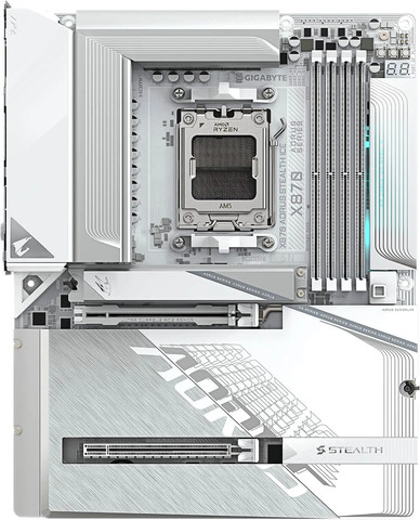 לוח אם Gigabyte X870 AORUS STEALTH ICE