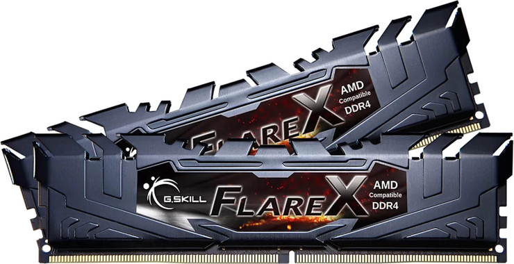 זיכרון G.Skill Flare X DDR4 32GB (2x16GB) 3200 CL16 בצבע שחור