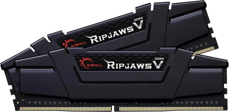 זיכרון G.Skill Ripjaws V DDR4 64GB (2x32GB) 3200 CL16 בצבע שחור