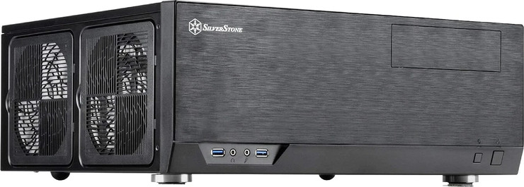 מארז מחשב SilverStone GD09 בצבע שחור