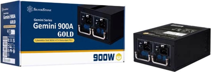 ספק כוח SilverStone Gemini 900A 900W Redundant Gold