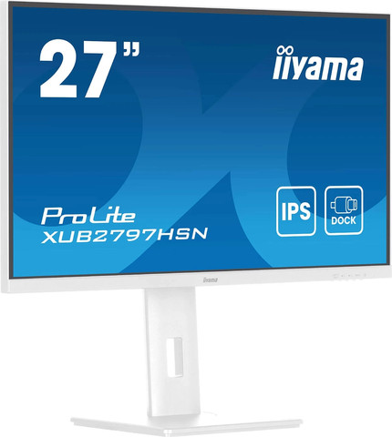 מסך מחשב IIYAMA ProLite XUB2797HSN-W2 בצבע לבן