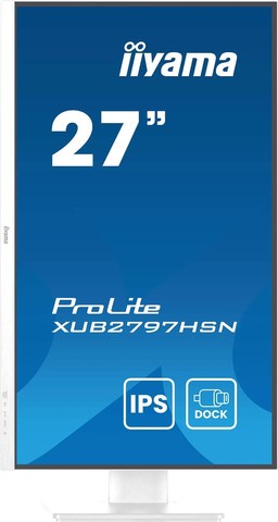 מסך מחשב IIYAMA ProLite XUB2797HSN-W2 בצבע לבן