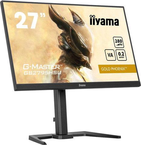 מסך מחשב לגיימינג IIYAMA G-Master Gold Phoenix GB2795HSU-B1 בגודל 27 אינץ' בצבע שחור
