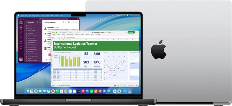 Apple MacBook Pro 14 / M5 10‑core CPU, 10‑core GPU / 32GB / 1TB / Silver / Z1KM000GM מחשב נייד