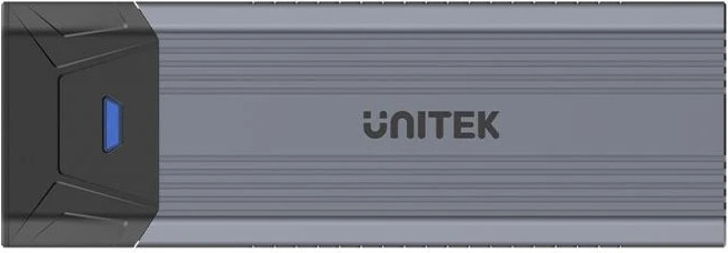UNITEK מארז SSD SolidForce USB-C ל-NVMe/SATA M.2 S1204B בצבע שחור