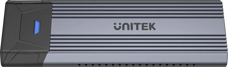UNITEK מארז SSD SolidForce USB-C ל-NVMe/SATA M.2 S1204B בצבע שחור