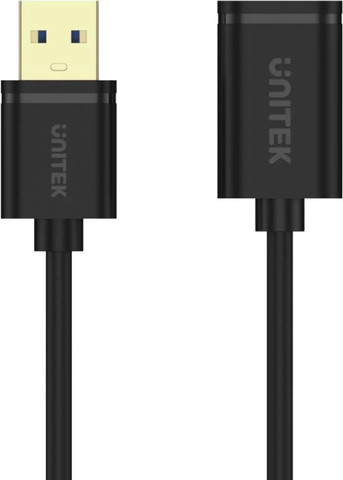 כבל USB 3.0 מאריך 1 מ' UNITEK בצבע שחור
