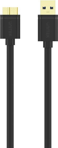 UNITEK כבל טעינה USB 3.0 ל-Micro-B באורך 1.5 מ' בצבע שחור