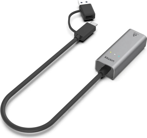 מתאם USB לרשת UNITEK U1313C במהירות 2.5 ג'יגהבייט