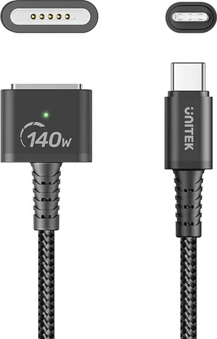 כבל טעינה UNITEK USB-C לחיבור Magsafe 3 באורך 1 מטר