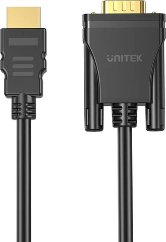 כבל HDMI ל-VGA UNITEK באורך 2 מטר