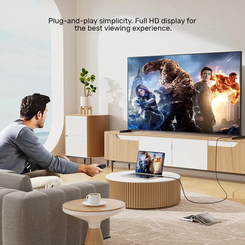 כבל HDMI ל-VGA UNITEK באורך 2 מטר