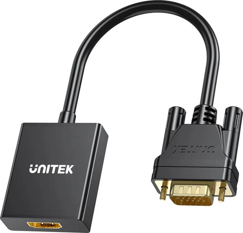 מתאם VGA ל-HDMI UNITEK V1112ABK01