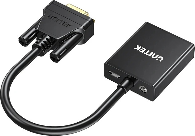 מתאם VGA ל-HDMI UNITEK V1112ABK01