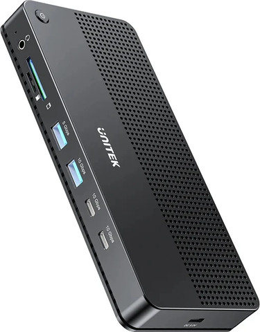 תחנת עגינה UNITEK D1104A01 בחיבור USB-C ברזולוציית 8K
