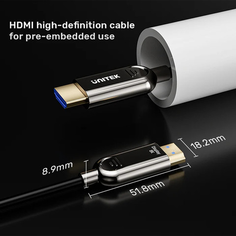 כבל HDMI אופטי 8K UNITEK C11085GY01