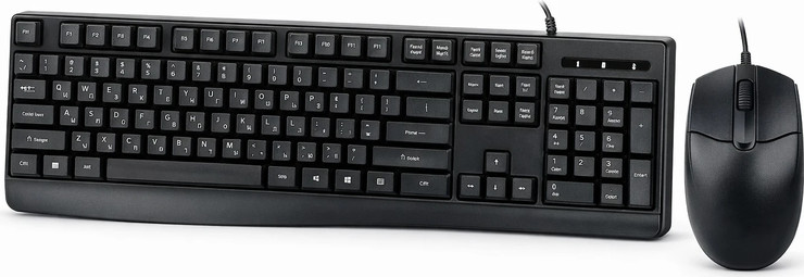 מקלדת ועכבר חוטיים PROTEC DM509 – USB Combo
