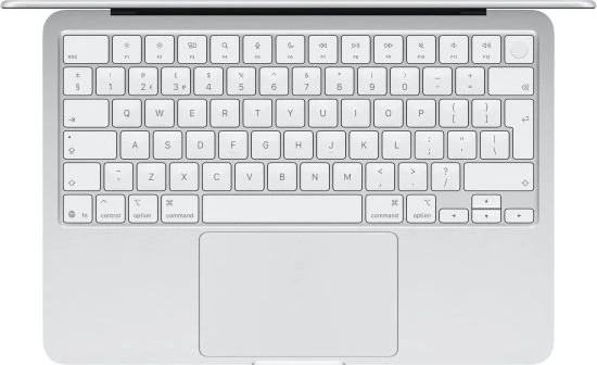 מחשב Apple MacBook Neo A18 Pro Chip 6-Core CPU, 5-Core GPU, 512GB SSD Storage, 8GB Unified Memory בצבע Silver