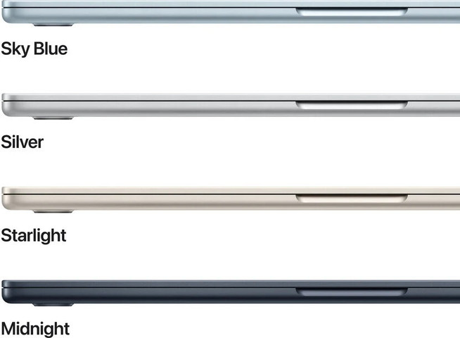 מחשב Apple MacBook Air 13 M5 Chip 10-Core CPU, 10-Core GPU, 1TB SSD Storage, 16GB Unified Memory - צבע Silver - מקלדת עברית / אנגלית - דגם Z1L1000E7