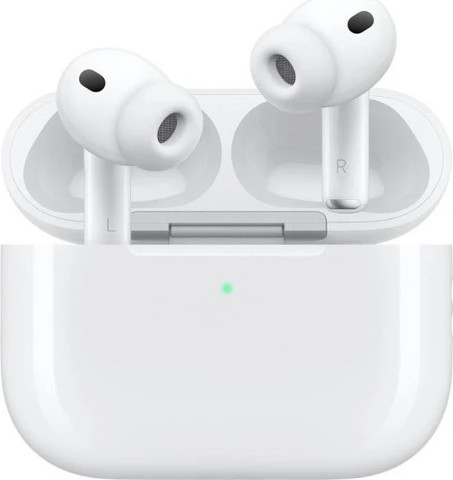 אוזניות אלחוטיות Apple AirPods Pro 3 כולל מארז עם טעינה אלחוטית MagSafe וחיבור USB-C