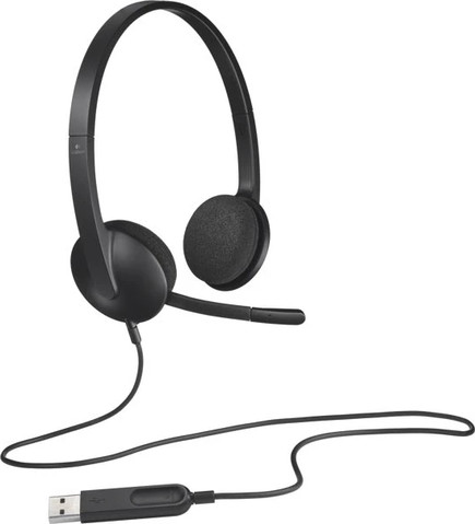 אוזניות Logitech H340