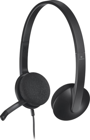אוזניות Logitech H340
