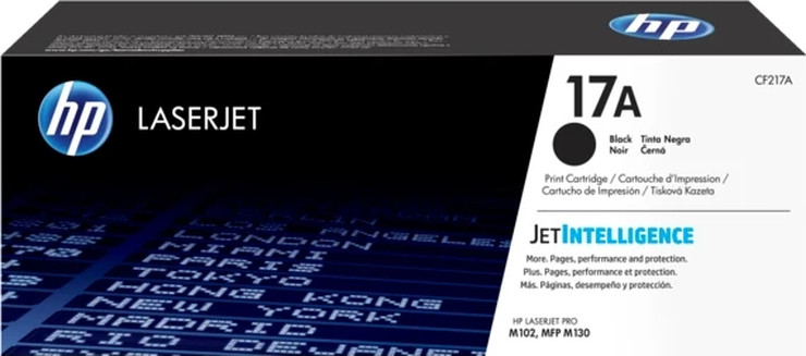 טונר שחור מקורי HP 17A CF217A